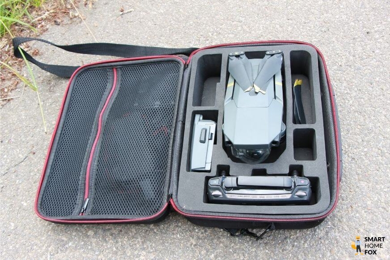 Die DJI Mavic Mini 2 mit zusätzlicher Transporttasche und anderen Rotorblättern